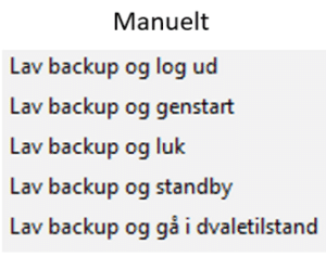 Online-Backup.dk - Manuelt
