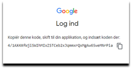 Google Drive Backup Kode - Online-Backup.dk