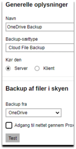 Vælg filer Onedrive Backup - Online-Backup.dk